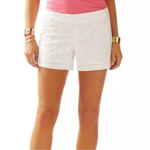 Lilly Pulitzer eyelet white shorts size 8
